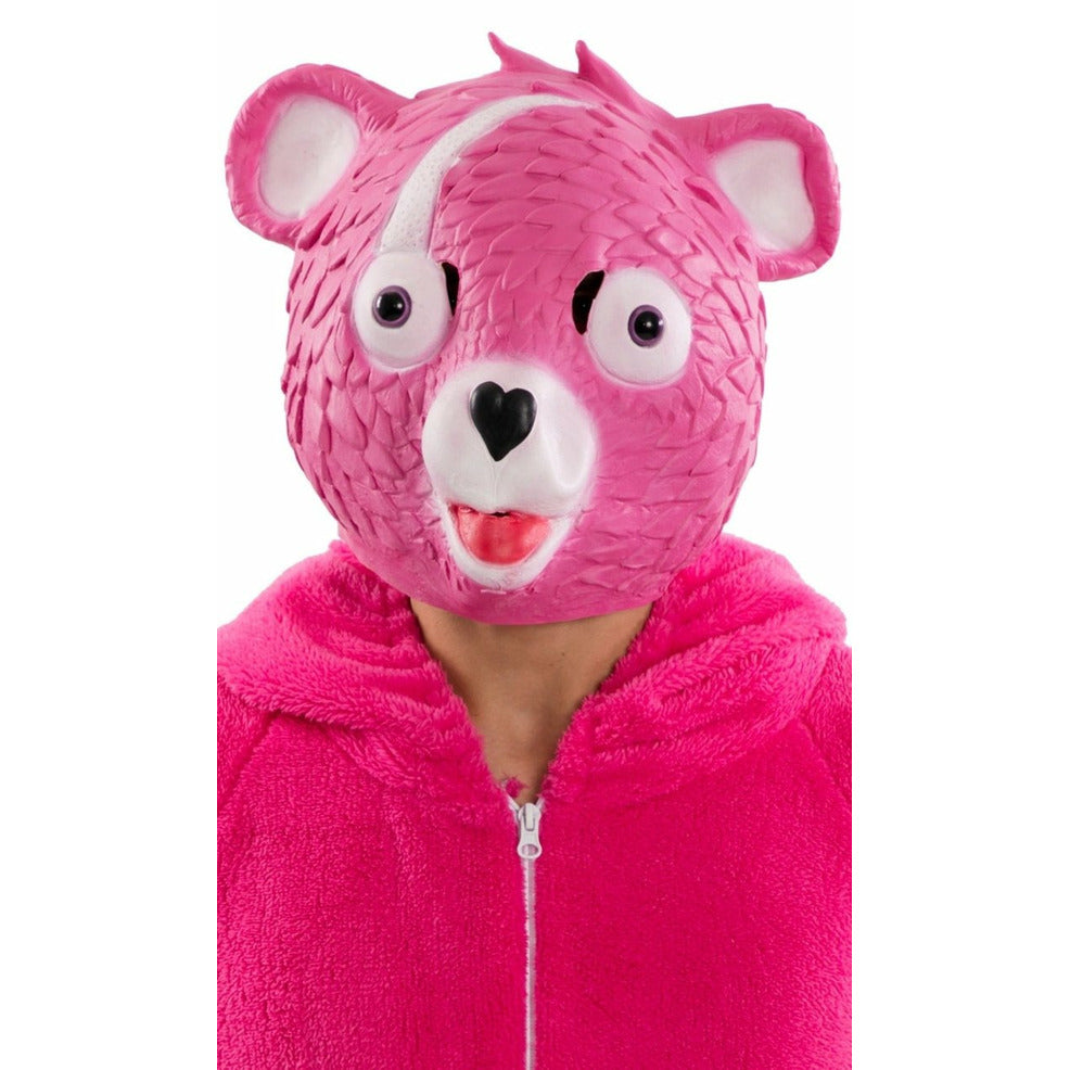 Máscara de látex Oso Rosa Fortnite | Don Disfraz