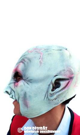 Masque en latex Vampire Blanc