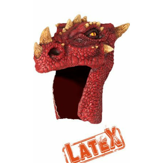 Máscara de látex Dragón Rojo | Don Disfraz