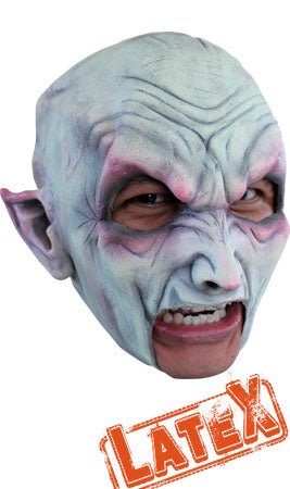 Masque en latex Vampire Blanc