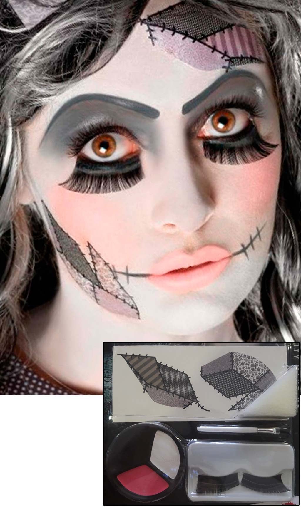 Kit de Maquillage de Poupée Sinistre