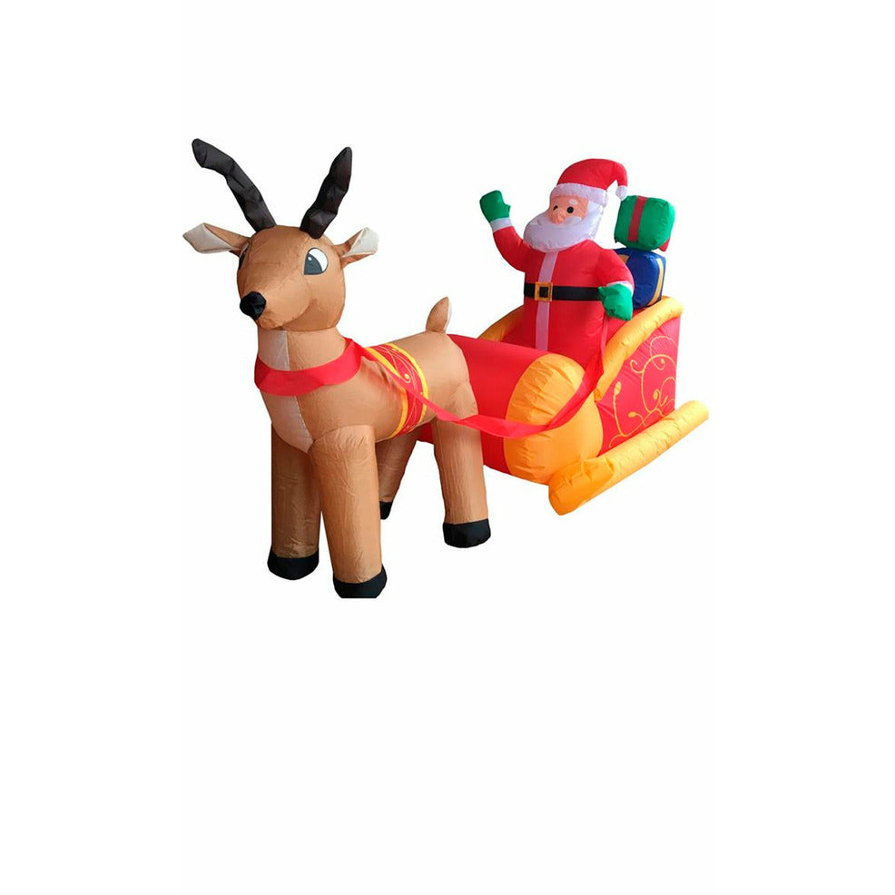 Papá Noel Trineo Hinchable Led | Don Disfraz