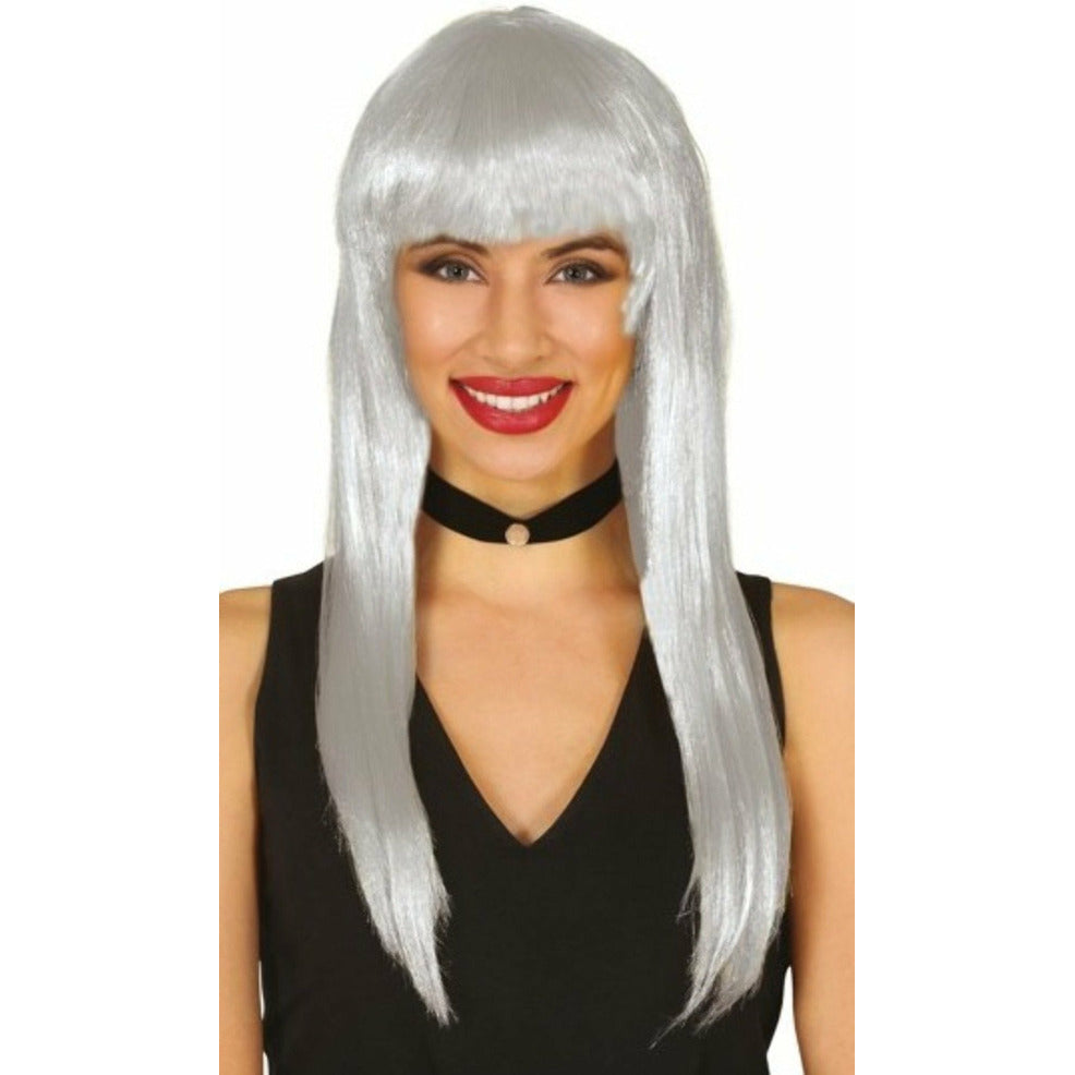 Peluca Blanca Melena Eco | Don Disfraz