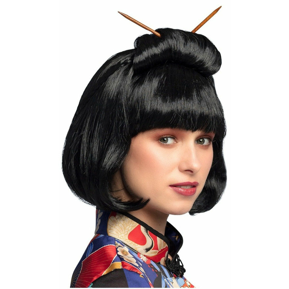 Peluca de Geisha Midi | Don Disfraz