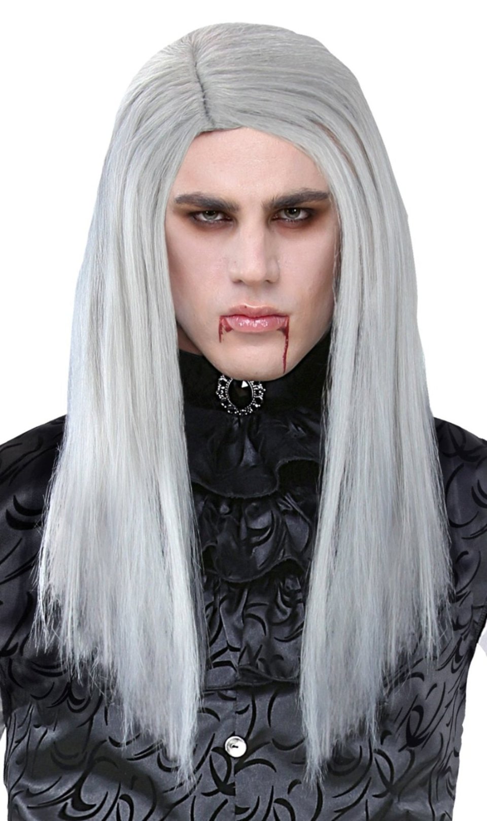 Perruque Vampire Grise