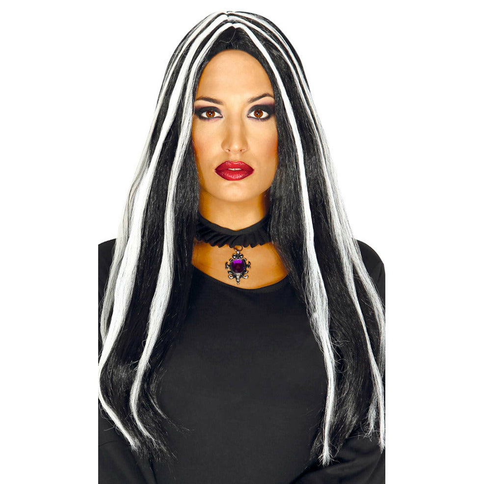 Peluca Gotica Mechas | Don Disfraz