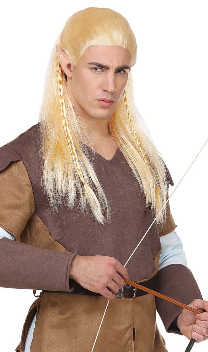 Perruque Blonde Elfe