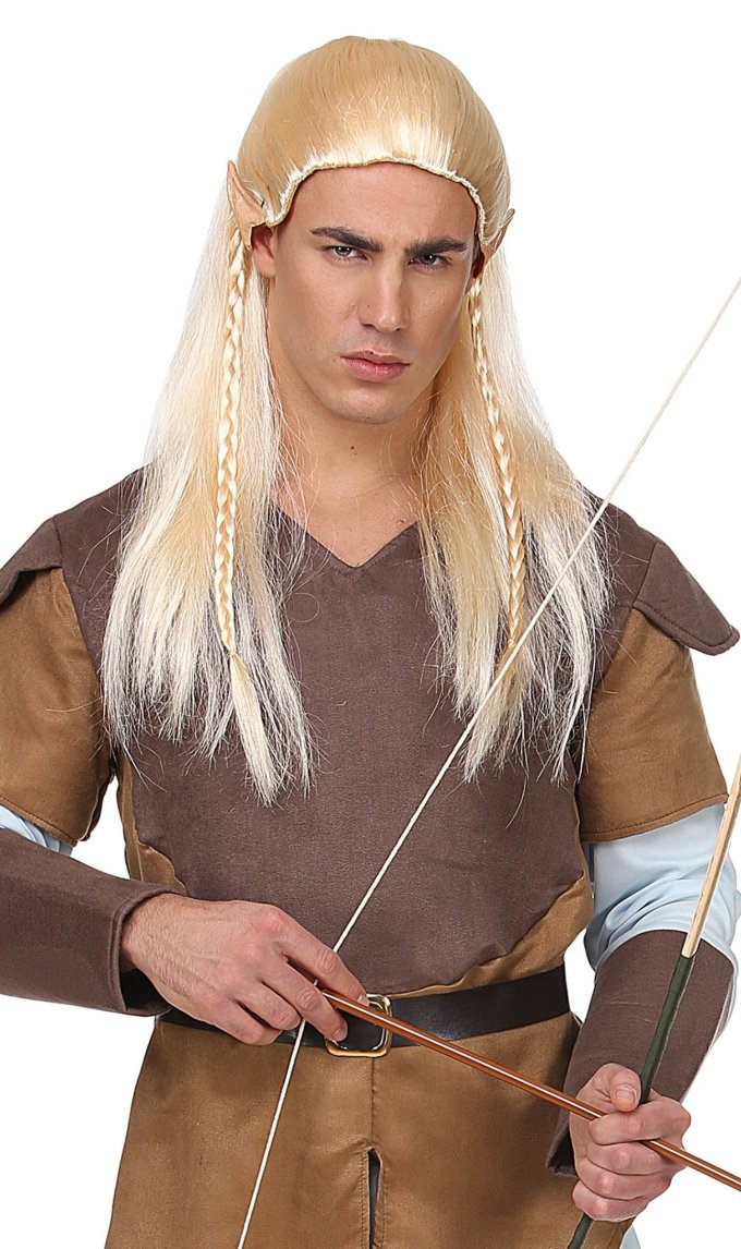 Perruque Blonde Elfe