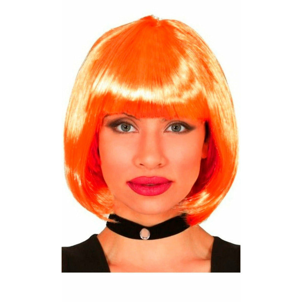 Peluca Naranja Media Melena Eco | Don Disfraz