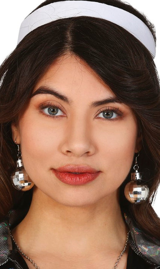 Boucles d'Oreilles Boule Disco