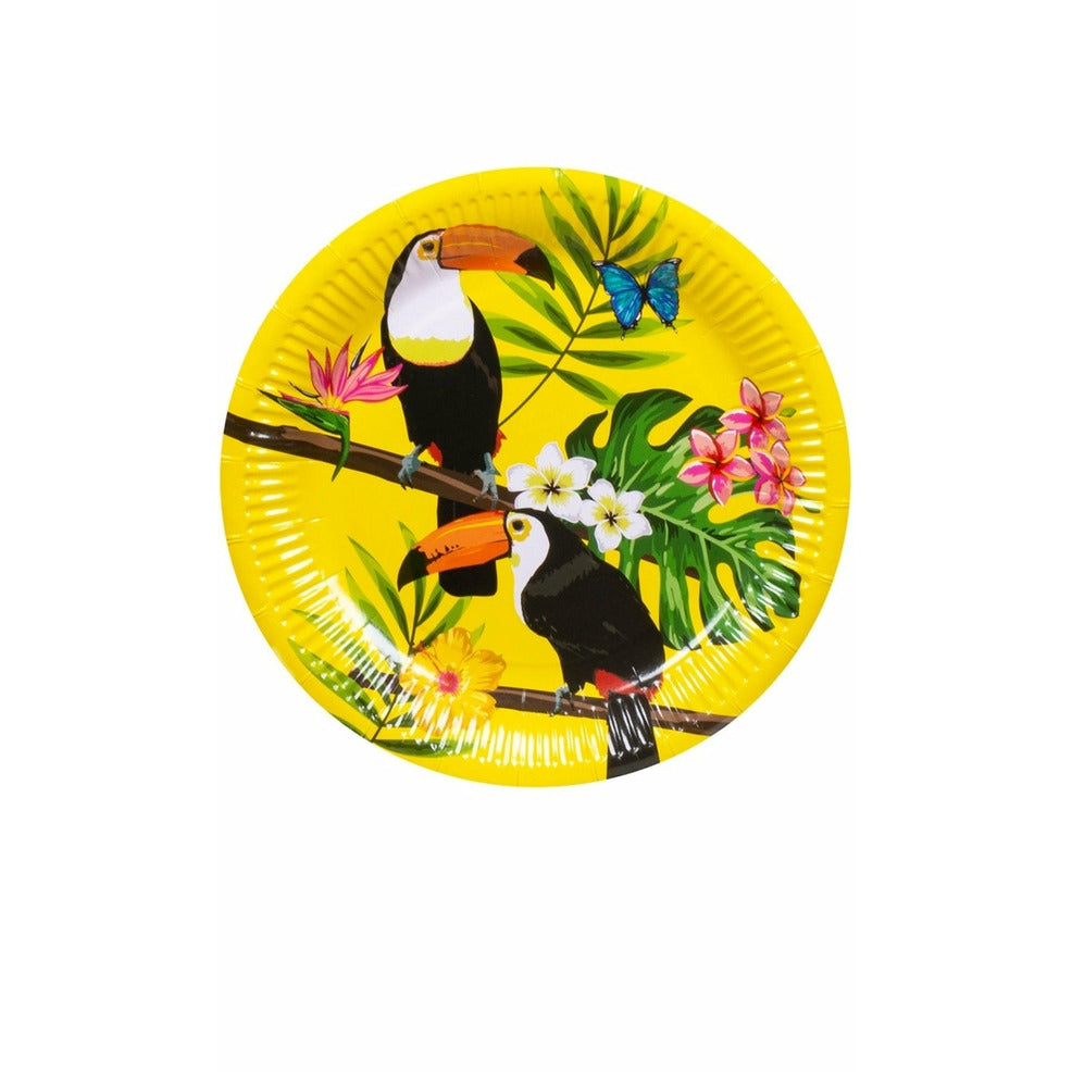 Platos Hawai Tucán | Don Disfraz
