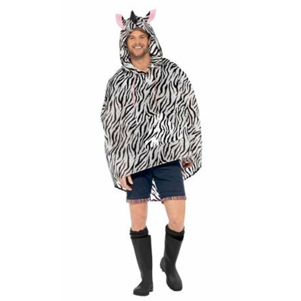 Poncho de Cebra adulto | Don Disfraz