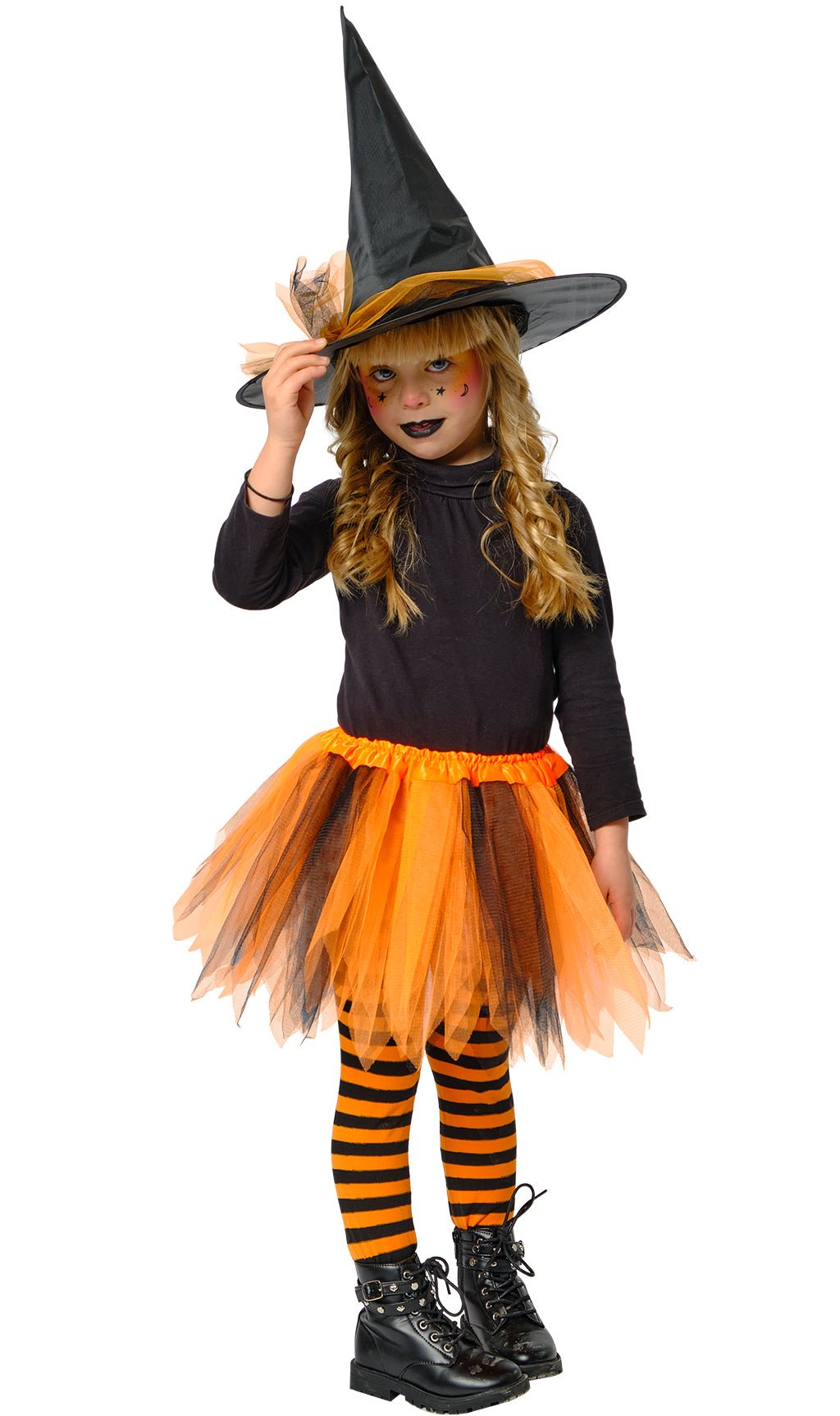 Set de Sorcière Orange pour enfants