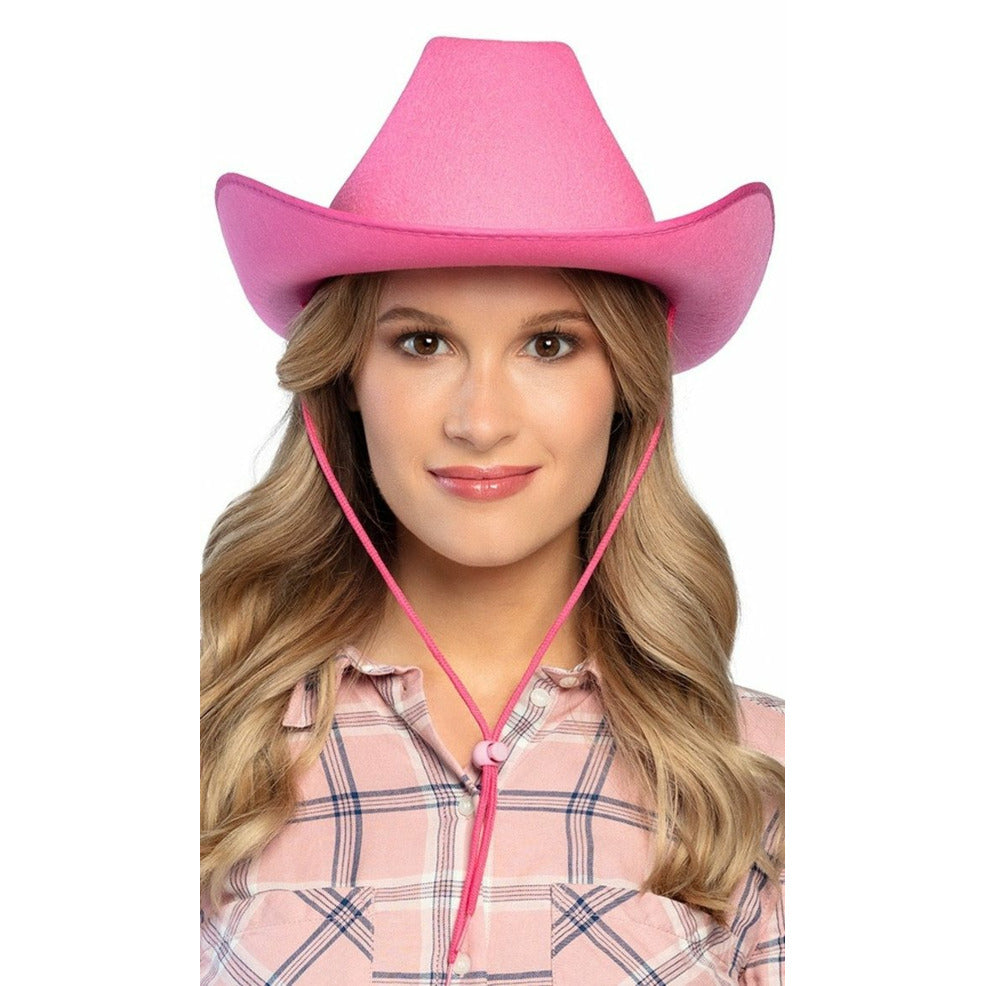 Sombrero Vaquero Rosa Rodeo | Don Disfraz