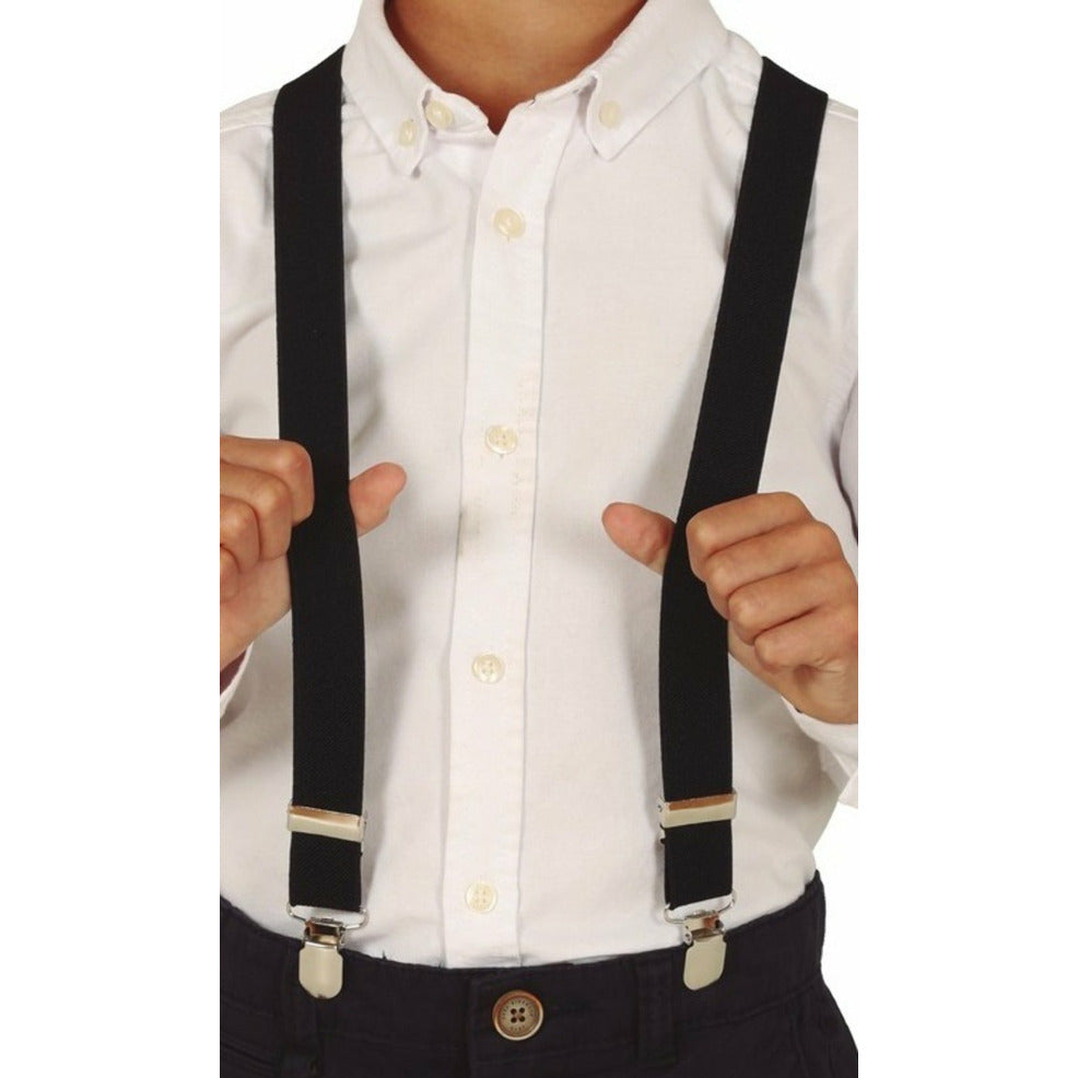 Tirantes Negros infantil | Don Disfraz