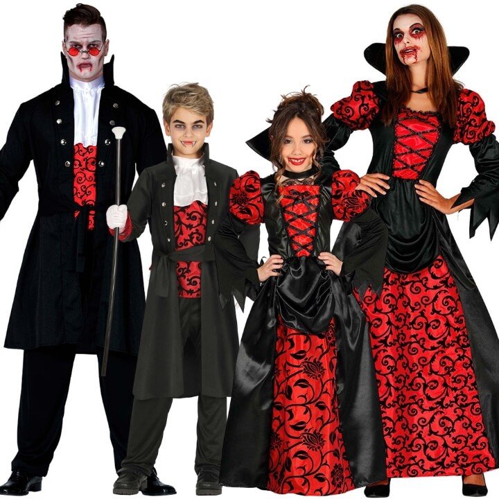 Déguisements en groupe de Vampire