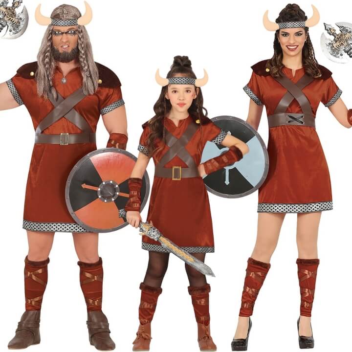 Déguisements de groupe Vikings Nordiques