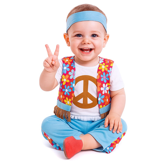 Déguisement Hippie à Fleurs pour bébé