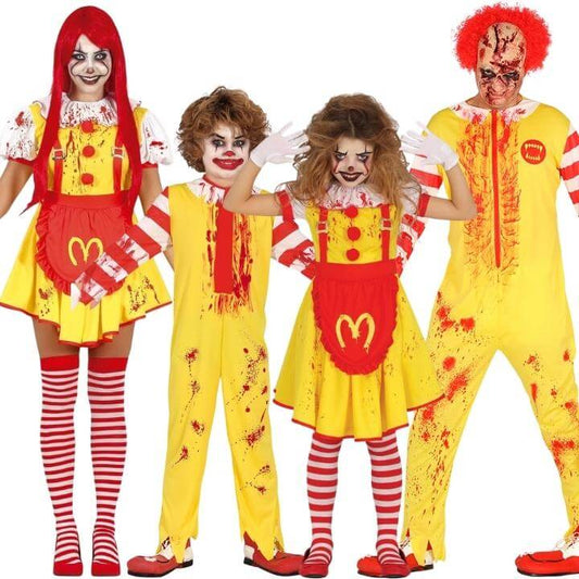 Déguisements en groupe de Clowns McDonald