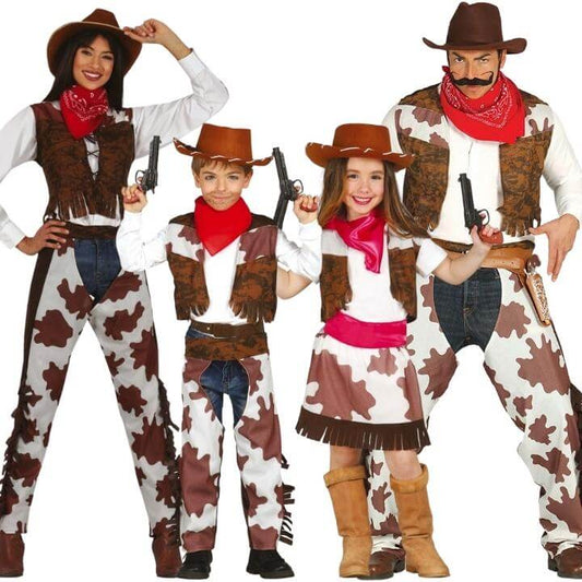 Déguisements en groupe de Cow-Boys Rodéo