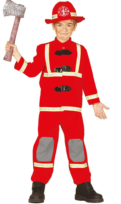 Déguisements de groupe Pompiers Rouge