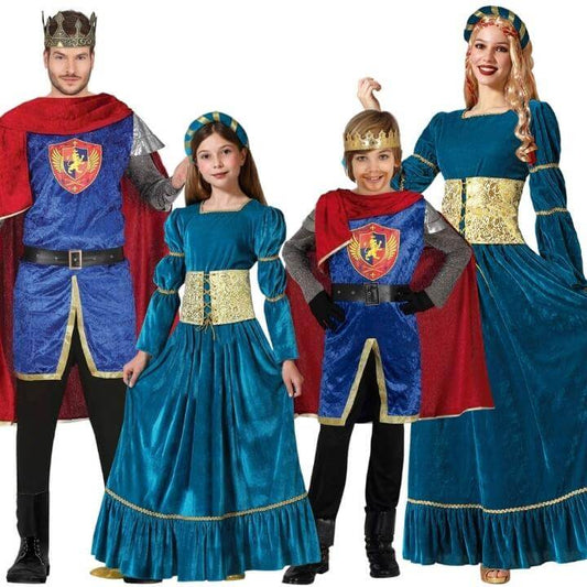 Déguisements en groupe de Rois médiévaux Deluxe