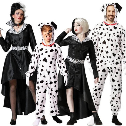 Déguisements en groupe de Cruella et les Dalmatiens