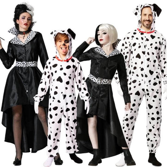 Déguisements en groupe de Cruella et les Dalmatiens
