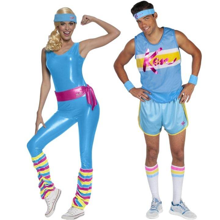Déguisements de couple de Barbie et Ken Gymnastes
