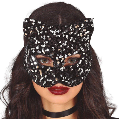 Loup de chat à paillettes