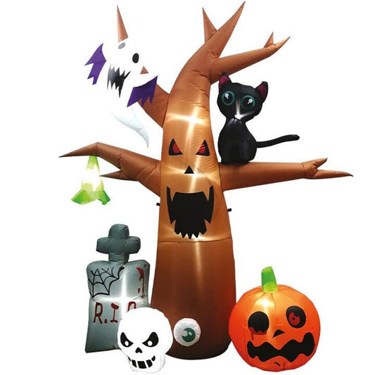 Arbre d'Halloween Gonflable LED