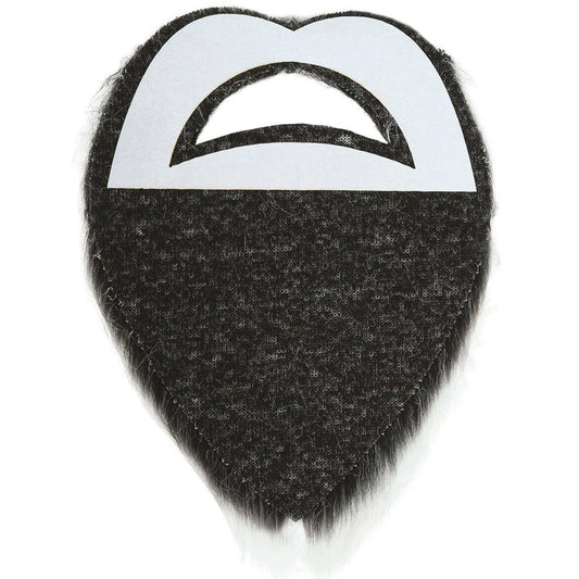 Barbe avec Moustache Grise
