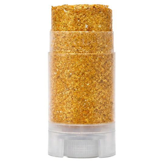 Stick Maquillage à Paillettes Dorées