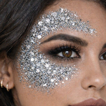 Stick Maquillage à Paillettes Argent