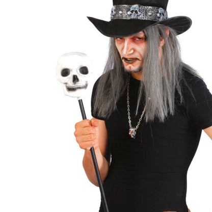 Bâton de Sorcier Tête de Mort