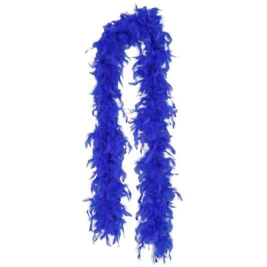 Boa en Plumes Bleues 80g