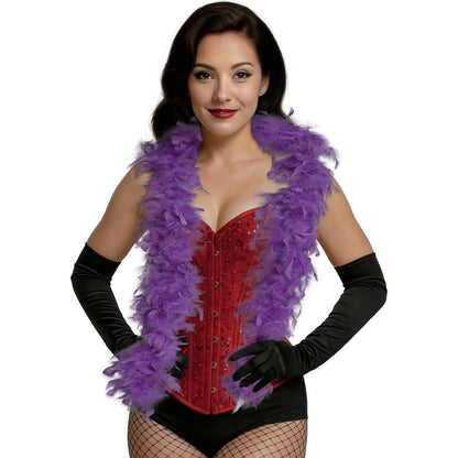 Boa en Plumes Lila 80gr