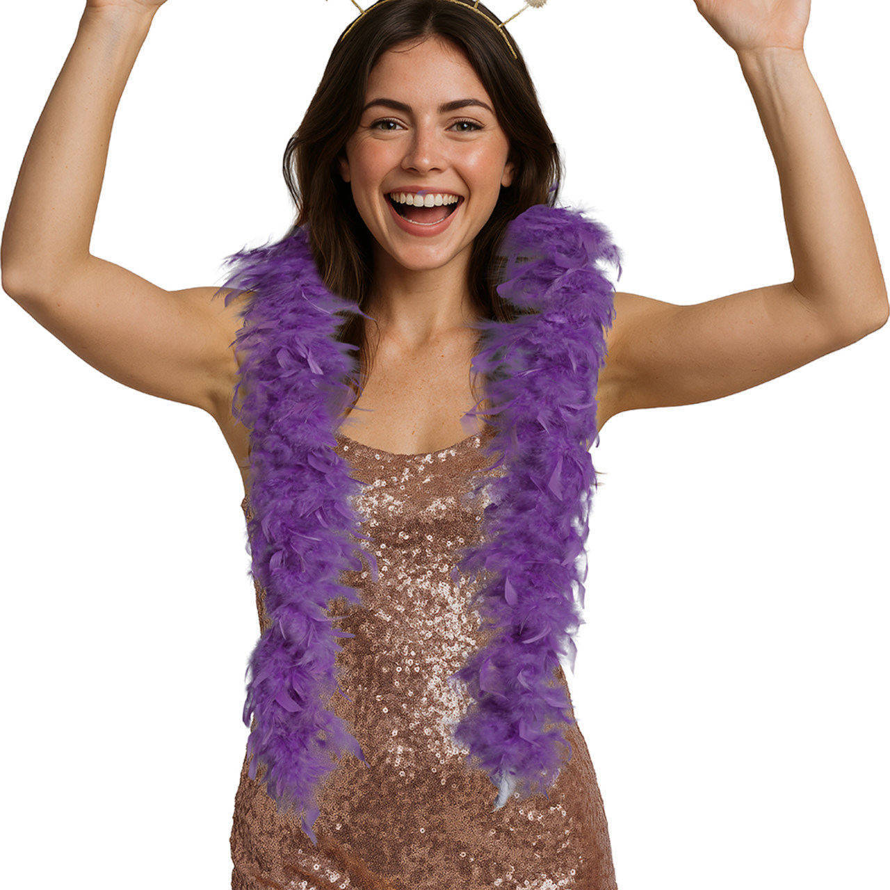 Boa en Plumes Lila 80gr