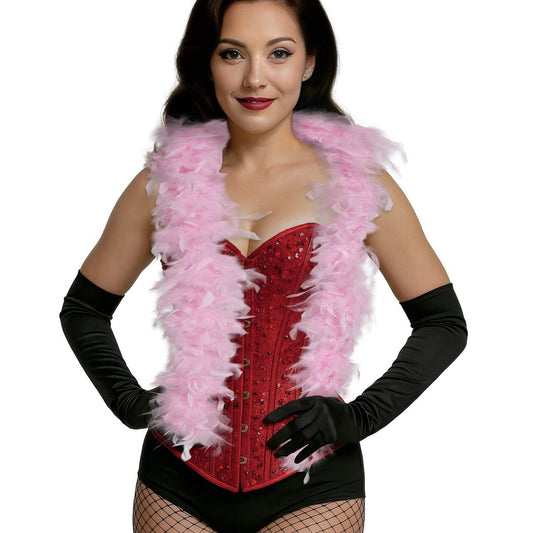 Boa en Plumes Rose 80g