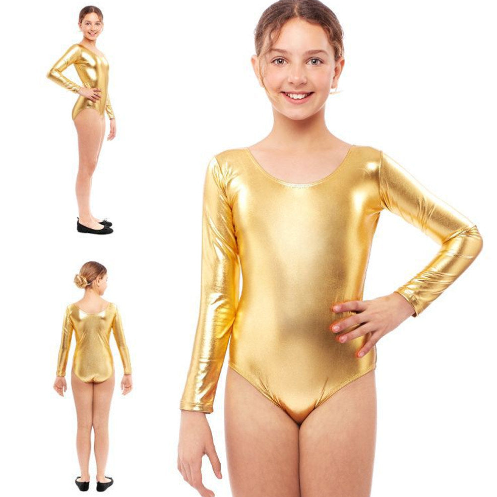 Body Doré Métallique enfant