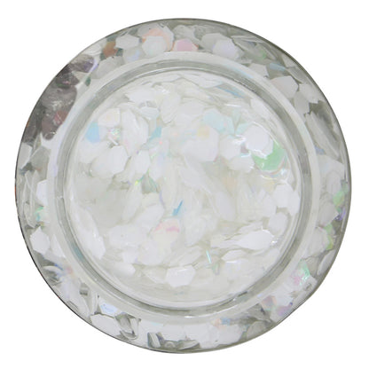 Pot de Gel Pailleté Blanc