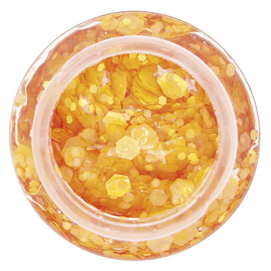 Pot de Paillettes Gel Orange