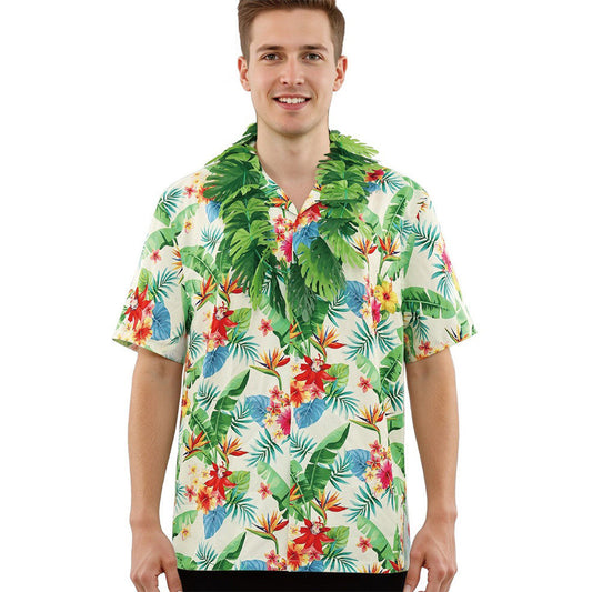 Chemise hawaïenne florale hibiscus