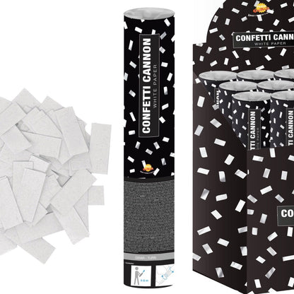 Canon de Confettis Blanc pour mariages