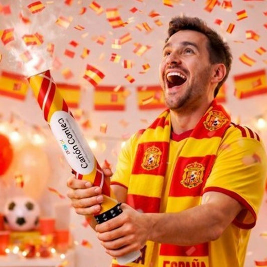 Canon à confettis Espagne 40 cm