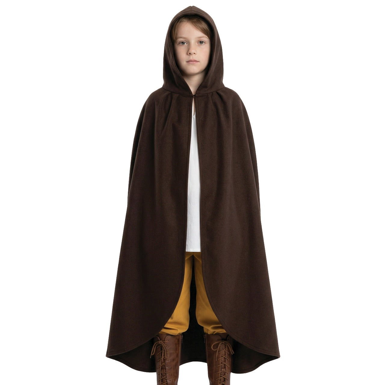 Cape Médiévale Marron enfant