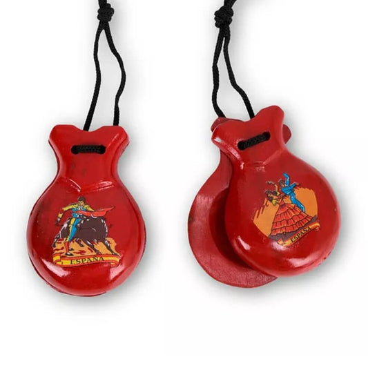 Castagnettes en Bois Rouge