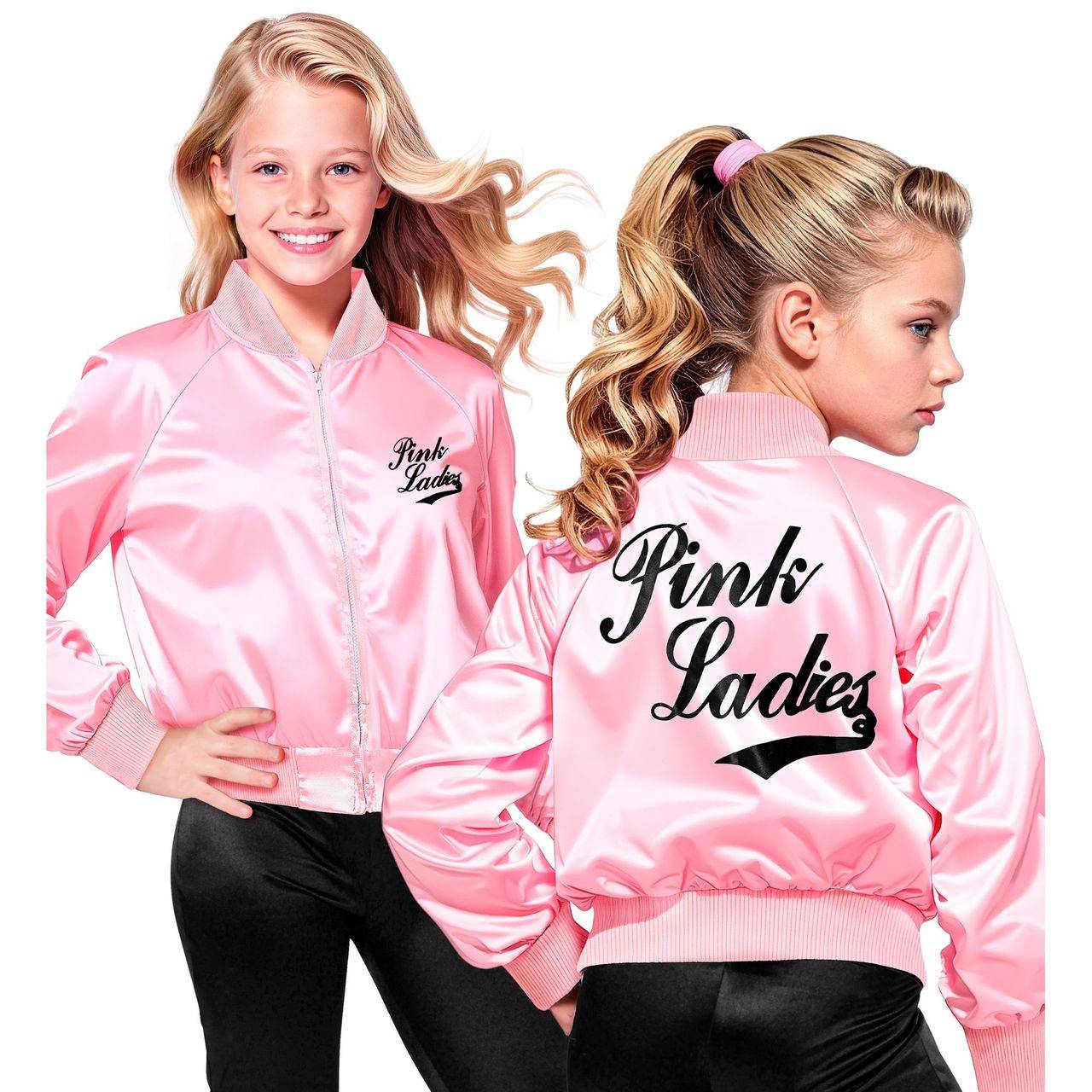 Veste de Pink Lady Grease pour enfant