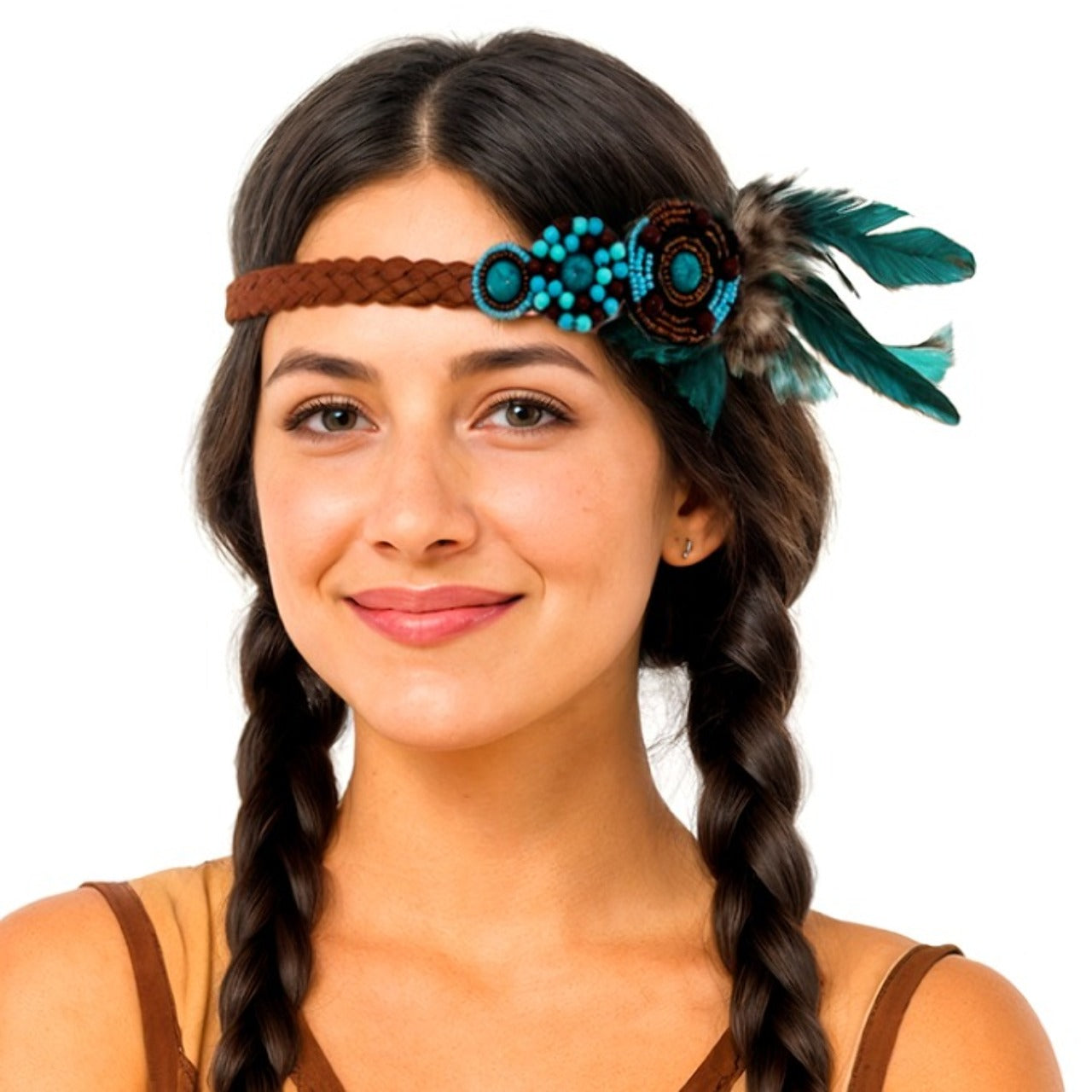 Ruban d’Indienne turquoise