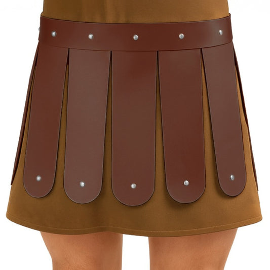 Ceinture Jupe de Gladiateur Romain Marron